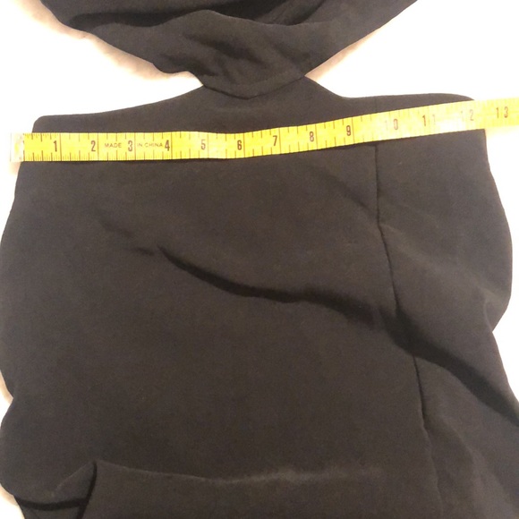 Lulus Conversation Slit Cutout Black Maxi Dress NWTs Large - Picture 11 of 13